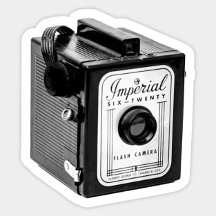 Vintage 1960s Box Camera Sticker